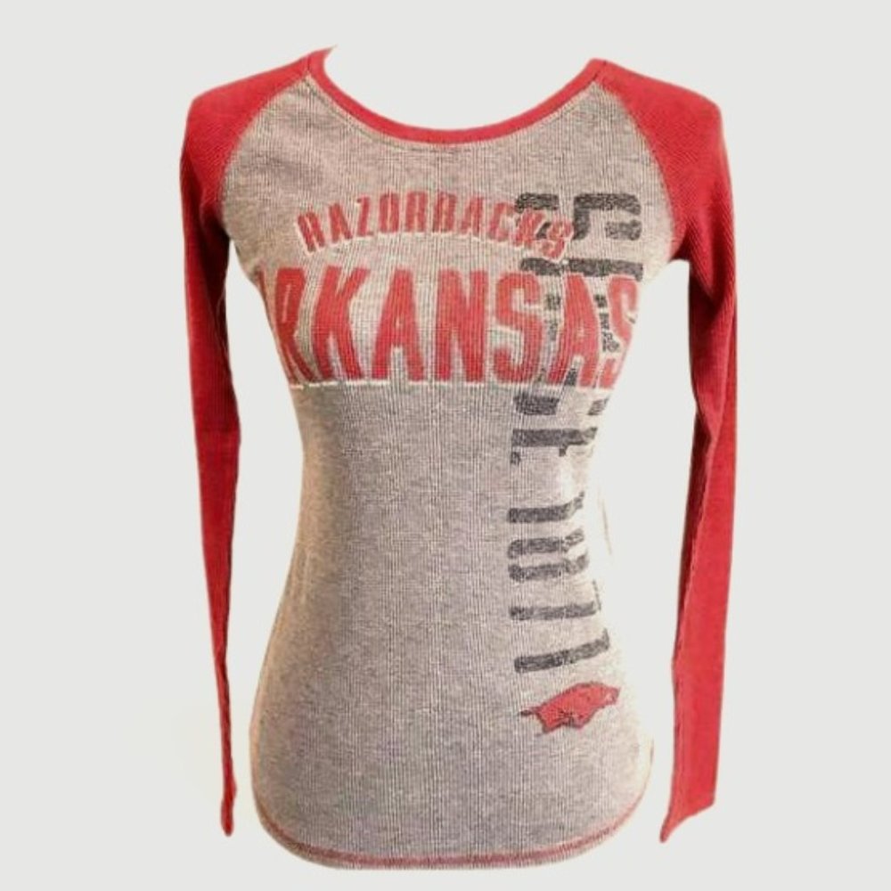 ARKANSAS RAZORBACK THERMAL PULLOVER, M(7/9)